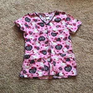 Hello Kitty Scrub Top